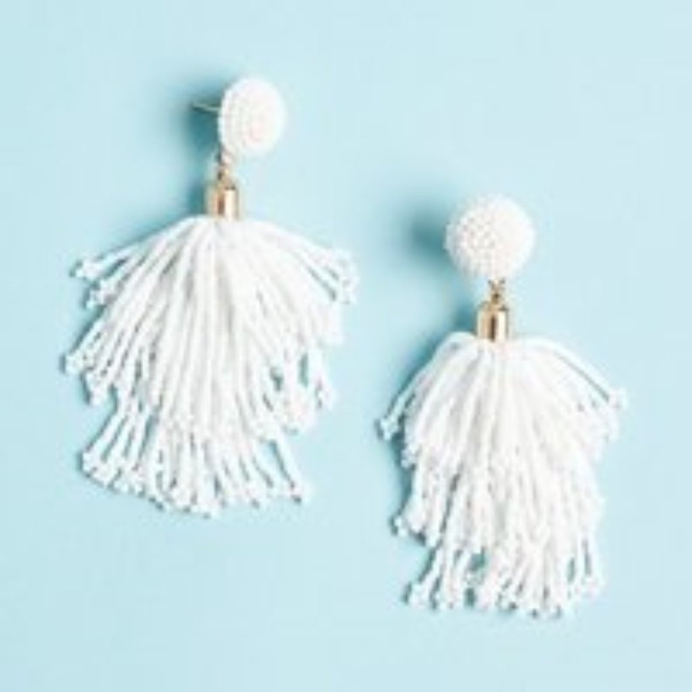 Panacea Beaded Tassel Earrings